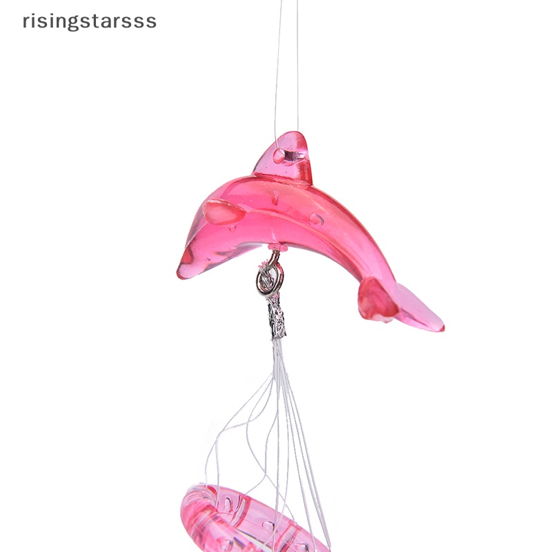 Rsid Span- Lumba Baru Kristal Kreatif 4tabung Logam Windchime Wind Chime Dekorasi Rumah Jelly