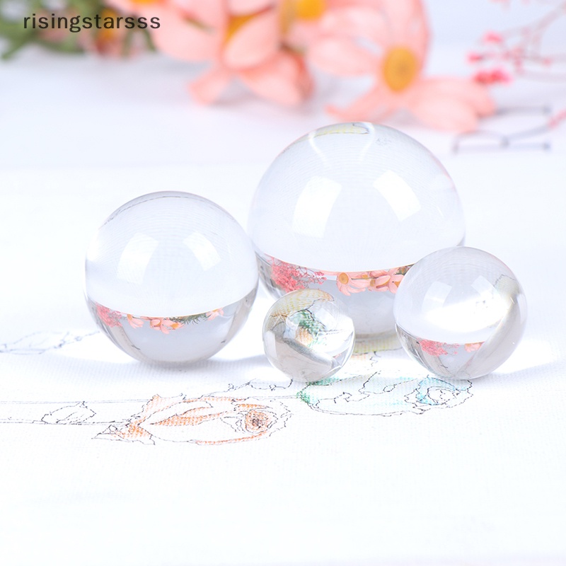 Rsid Span-new 1Pc Bola Kristal Bening Healing Sphere Properti Fotografi Dekorasi Rumah Jelly