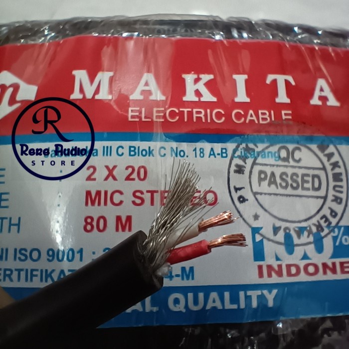 Kabel Mic / Microphone MAKITA Stereo L2T-2S Lemas Kualitas Original
