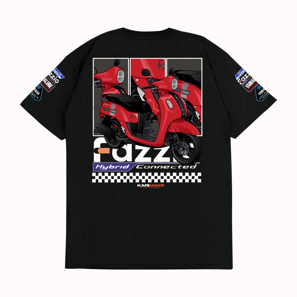 Kaos T Shirt YAMAHA FAZZIO Kaos Otomotif