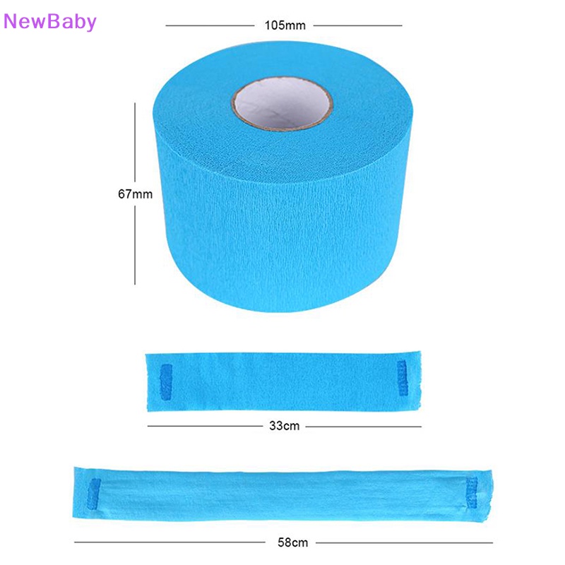 Newbaby Barber Neck Paper Kertas Knalpot Sekali Pakai Hair Cutg Collar Covering Tools ID