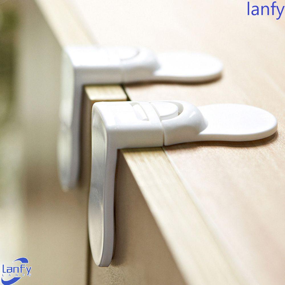 Lanfy Kunci Pengaman Bayi Unik Simple Anti Jepit Tangan Slot Serbaguna Locks Straps Anak Alat Perlindungan Anak