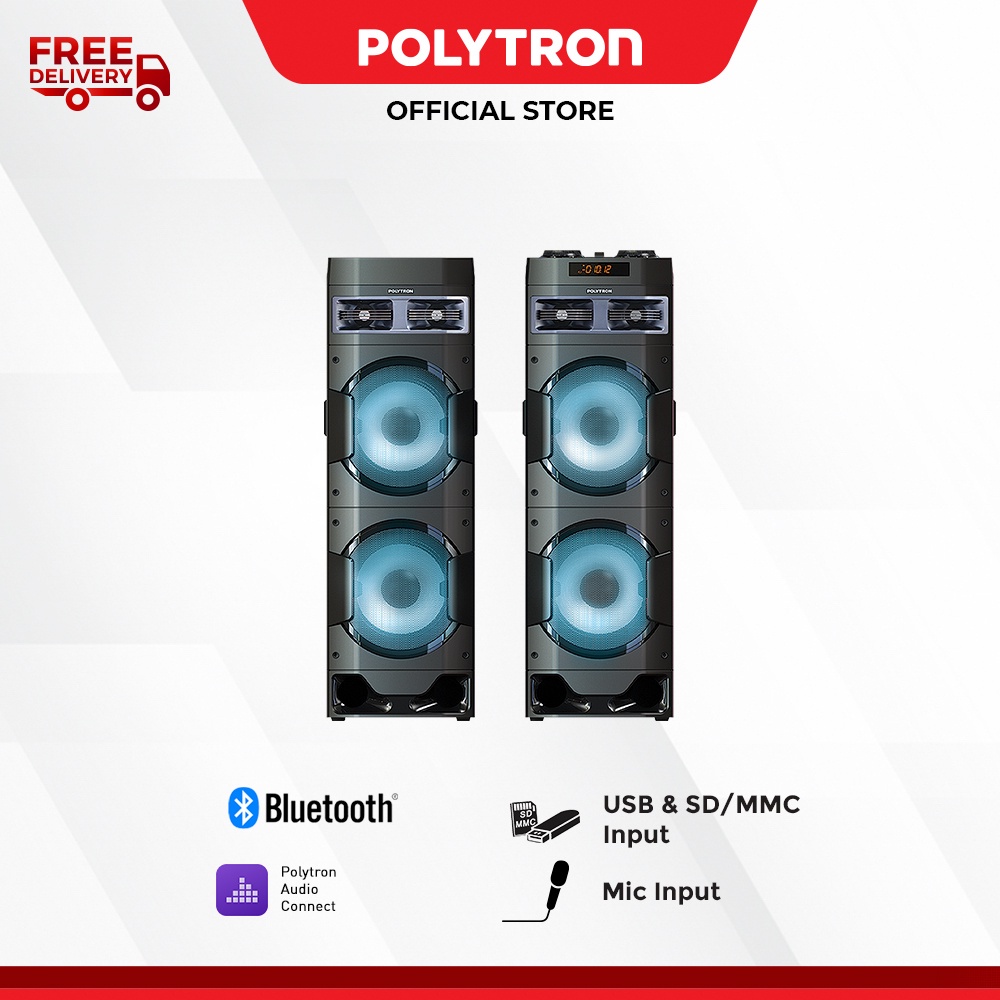 POLYTRON Active Speaker PAS 10DF22 Garansi Resmi