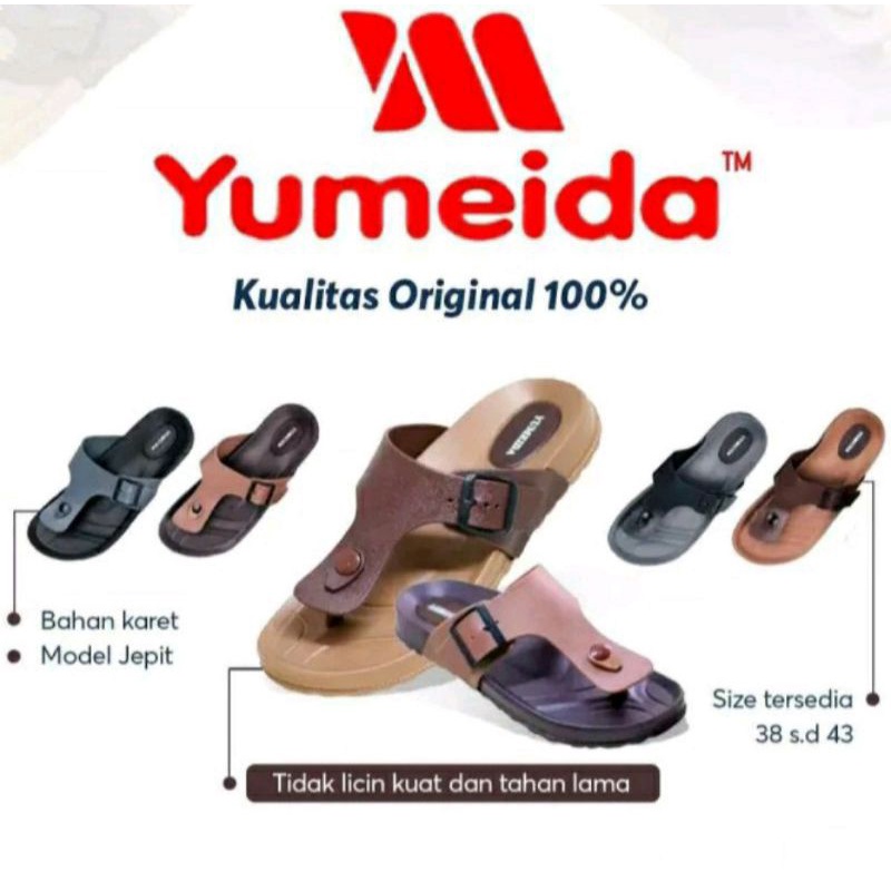 COD!! Sandal Jepit Pria Yumeida GT 6102