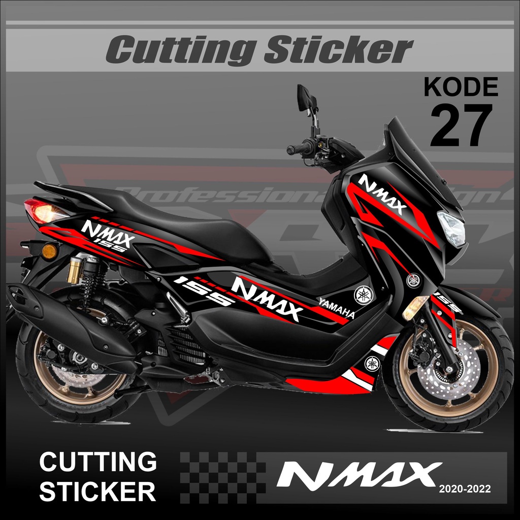 Stiker Cutting Variasi Motor NMAX 2020-2022 - Aksesoris Cutting Sticker Motor NMAX 2020-2022