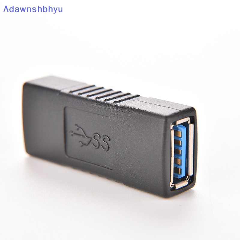 Adhyu USB 3.0 Type A Female to Female Konektor Adapter Coupler Pengubah Gender ID