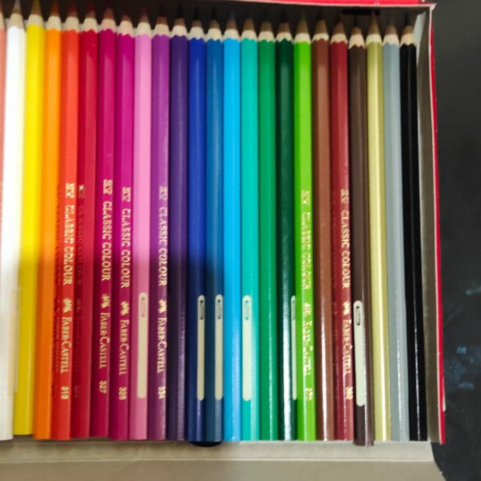 

pensil warna faber castell 24 warna classic color