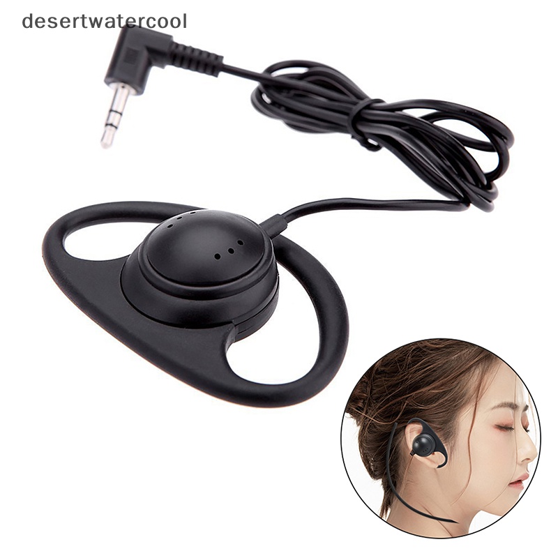 Deid Single Sided D-shaped Ear Loop Interpretasi Simultan 3.5MM Dengar Hanya Earphone Untuk Sistem Pandu Tur Radio Martijn