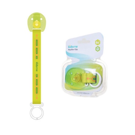 Kidsme Glow in the dark Pacifier with Clip 9M+ Empeng bayi 9 bulan