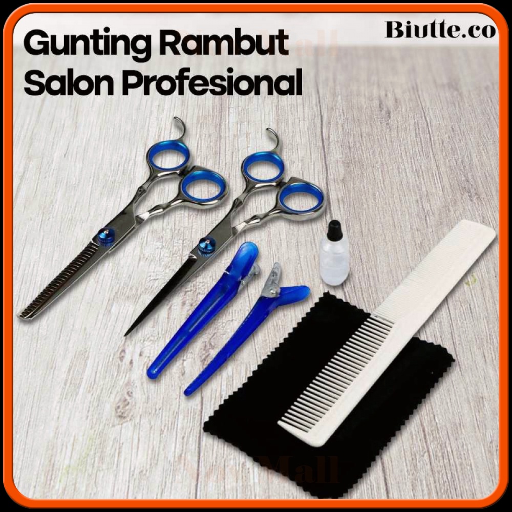 Gunting Rambut Salon Profesional Stainless Steel - BHT002