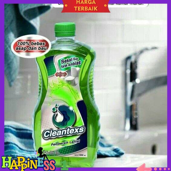 CLEANTEXS CLEAN TEX CLEAN-TEXS CLEANTEX PEMBERSIH KERAK KAMAR MANDI KEMASAN 1500ML HAPPINES