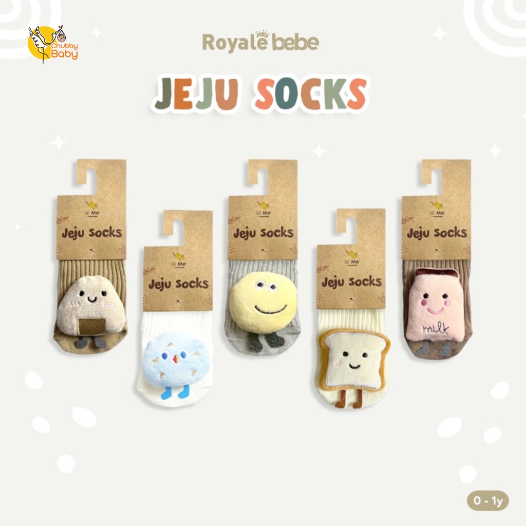 Royale Bebe - Jeju sock | Kaos Kaki Bayi Karakter