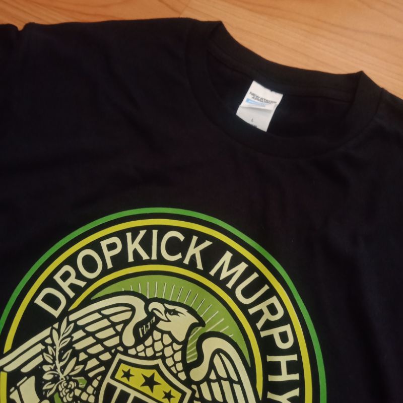 MURDER INK CLOTH - KAOS DROPKICK EAGLE BLACK | NSA PREMIUM KAOS PUNK SKA METAL BAND BIG SIZE KAOS BA