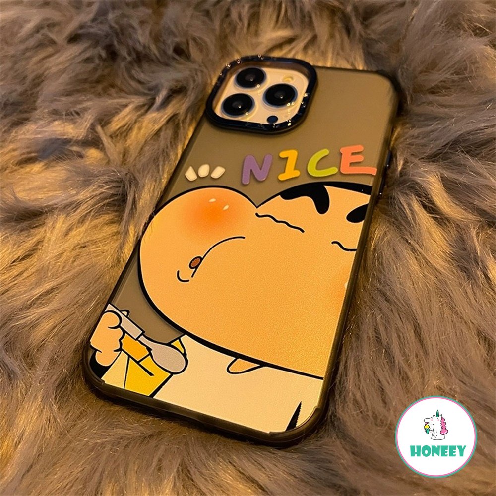 Casing Ponsel Crayon Kartun Yang Indah Untuk iPhone 14 Pro Max13 12 Pro Case iPhone 11 Pro Max XR XS 7 8plus Perlindungan Kamera Shockproof Soft Cover