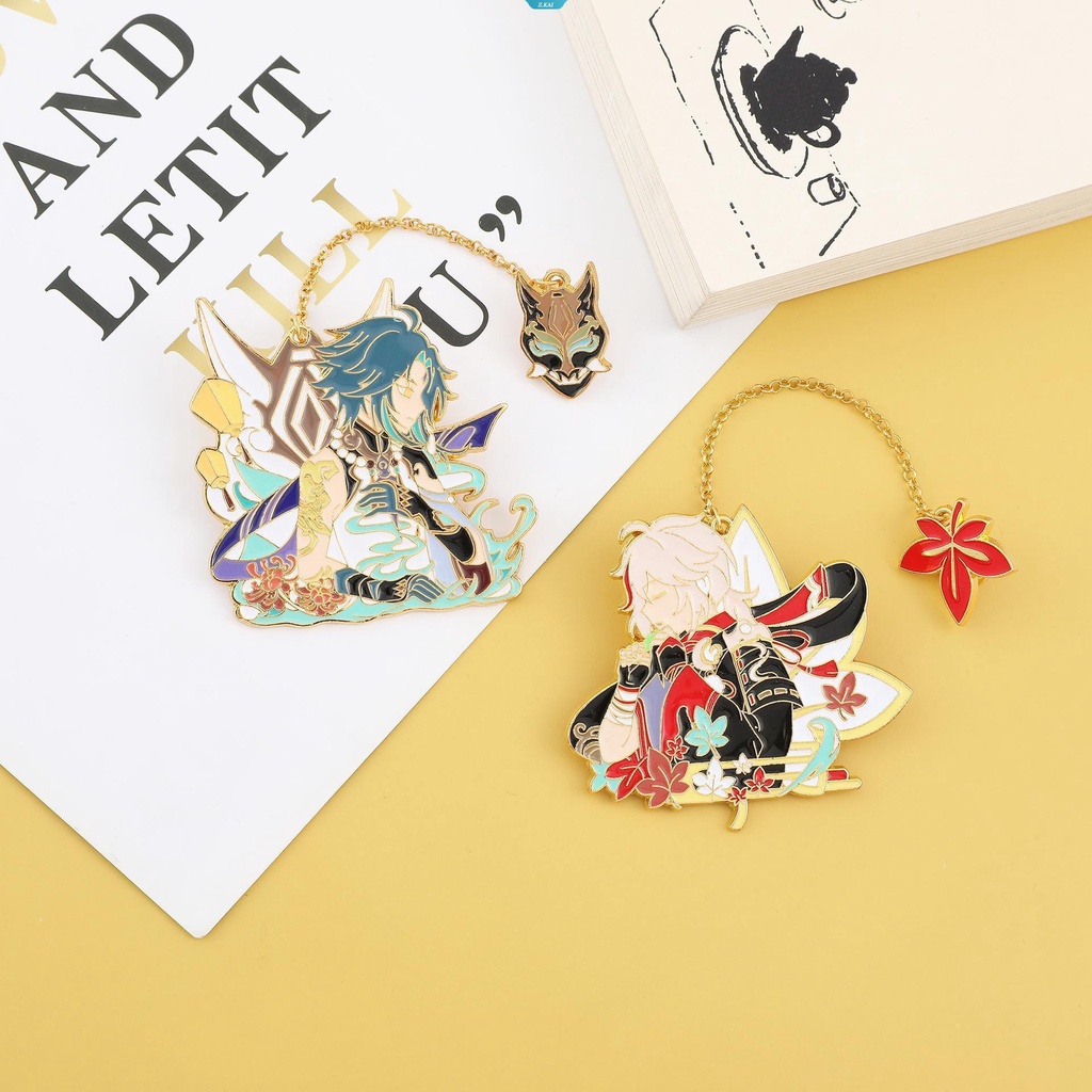 Permainan Baru Genshin Impact Traveller Tartaglia Venti Kaedehara Kazuha Cosplay Alloy Bros Pin Untuk Pakaian Ransel Lencana Dekorasi [ZK]