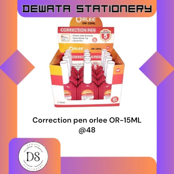 

TIPE X CAIR ORLEE ISIAN PENUH/ CORRECTION TAPE ORLEE kualitas menjanjikan cocok untuk kulakan