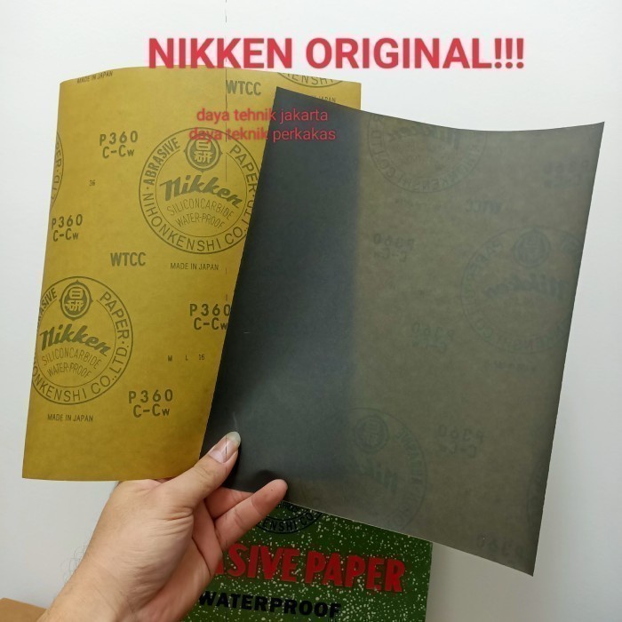 amplas nikken eceran #320 / amplas nikken waterproof Japan ORIGINAL