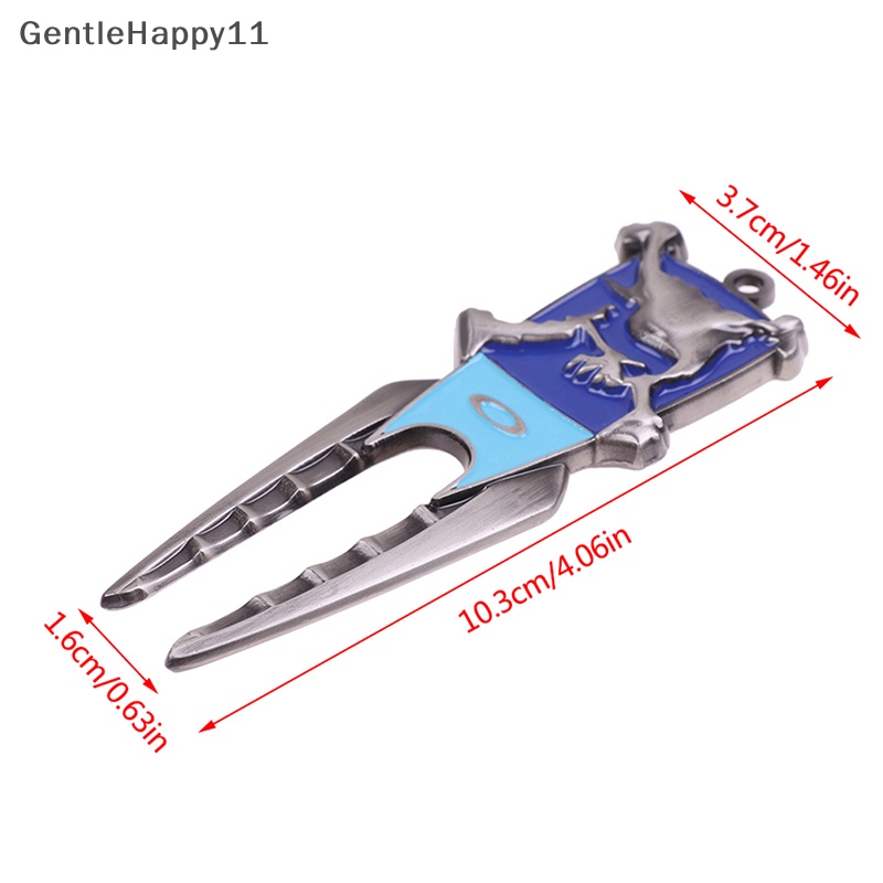 Gentlehappy Alat Perbaikan Divot Golf Portable Golf Hijau Garpu Pitch Groove Cleaner Pitch Fork Golf Aksesoris Olahraga id