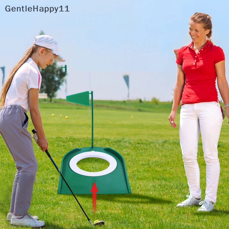 Gentlehappy Golf Putter Green Indoor Golf Putg Trainer Dengan Alat Bantu Latihan Bendera Lubang Rumah id