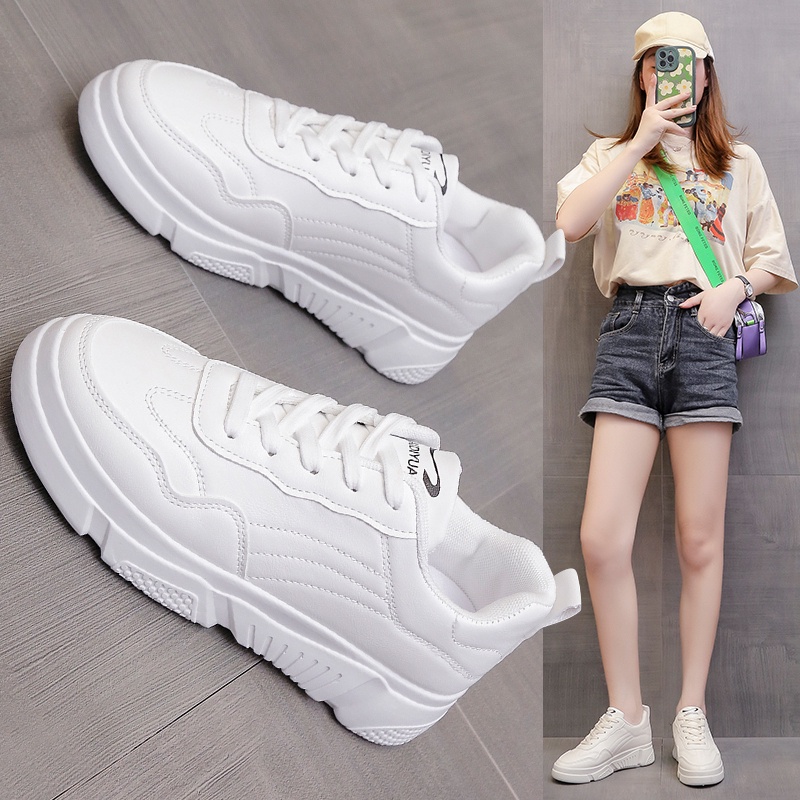 [DREAM] 285 Sepatu Sneakers Wanita Fashion Korea Sport Shoes Karet Kasual Premium