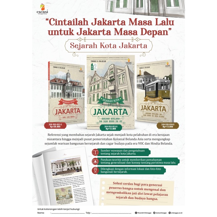 Sejarah Kota Jakarta - Thomas B. Ataladjar / ERLANGGA