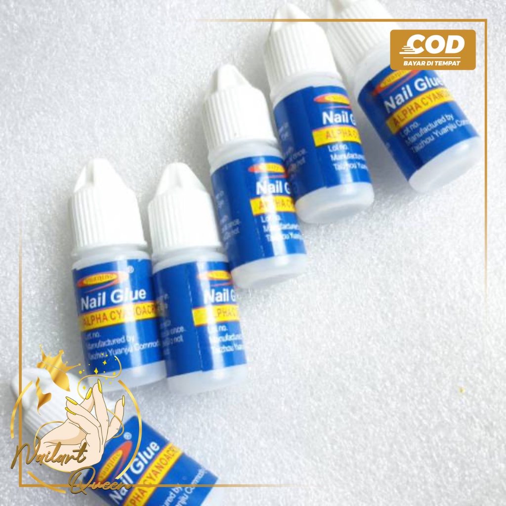 Nail glue / lem kuku / lem kuku cair 3gram 3gr