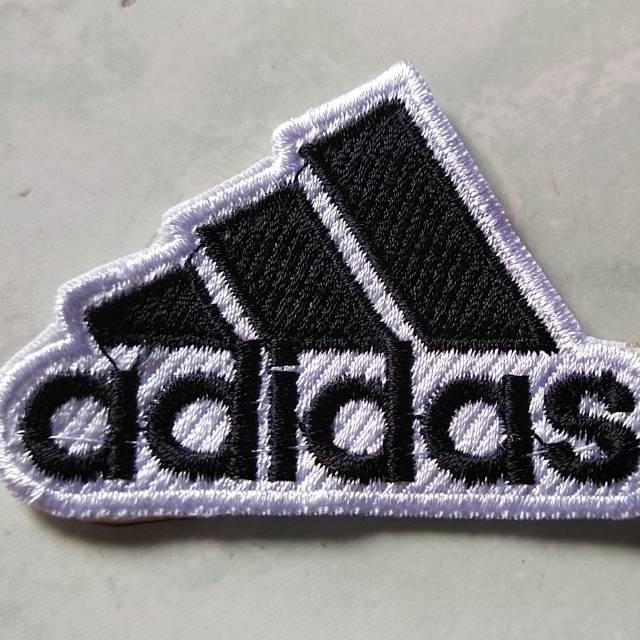 Bordir Emblem patch bordir adidas biasabisa pesan satuan