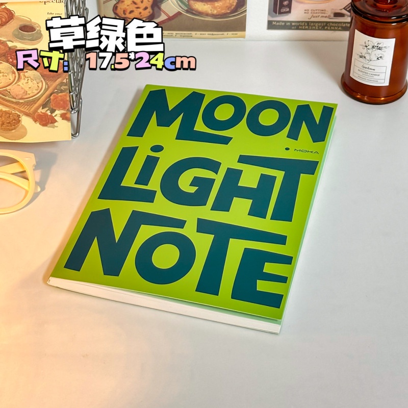 160halaman Notebook Retro Gaya Amerika Bahasa Inggris Yang Menebal Untuk Notepad Belajar
