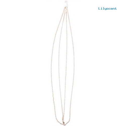 [LS]Wanita Crossover Bintang Harness Bikini Tubuh Perut Pinggang Kalung Rantai Perhiasan