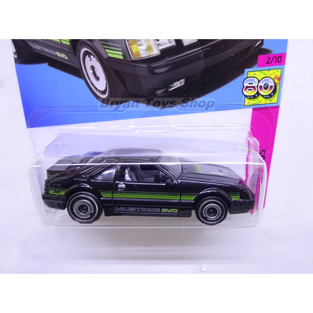 Hot Wheels 84 Mustang SV0 Hitam