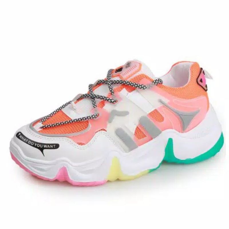 JILITU &lt; HK-04 &gt; SEPATU WANITA SNEAKERS FASHION IMPORT KOREAN &lt; TERMURAH &gt;