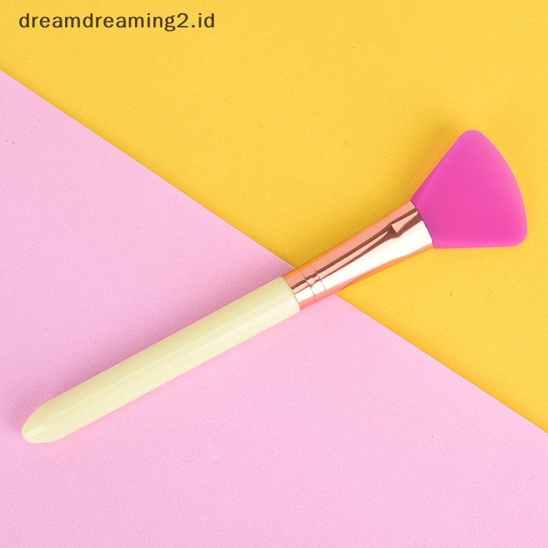 (drea) 1pc Makeup Silicone Brush Masker Wajah Mud Mixing Perawatan Kulit Wajah 3pola //