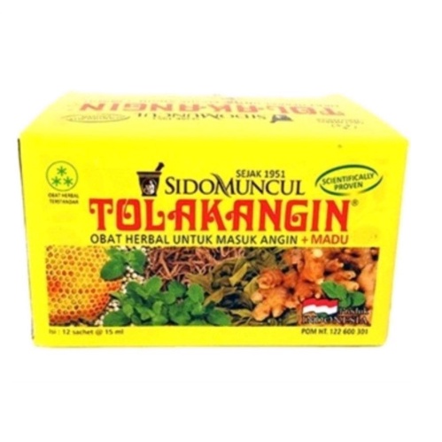 

TOLAK ANGIN CAIR / 1 BOX ISI 12 PCS