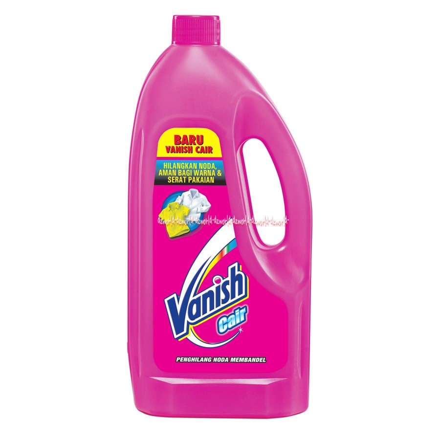 Vanish Botol 1000ml Vanis Cair Penghilang Noda Membantel Pakaian bewarna Fanish fanis Colour 1Liter Vanis