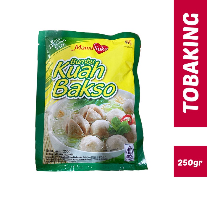 

Mamasuka Bumbu Kuah Bakso Sapi 250gr Mama Suka Kuah Bakso