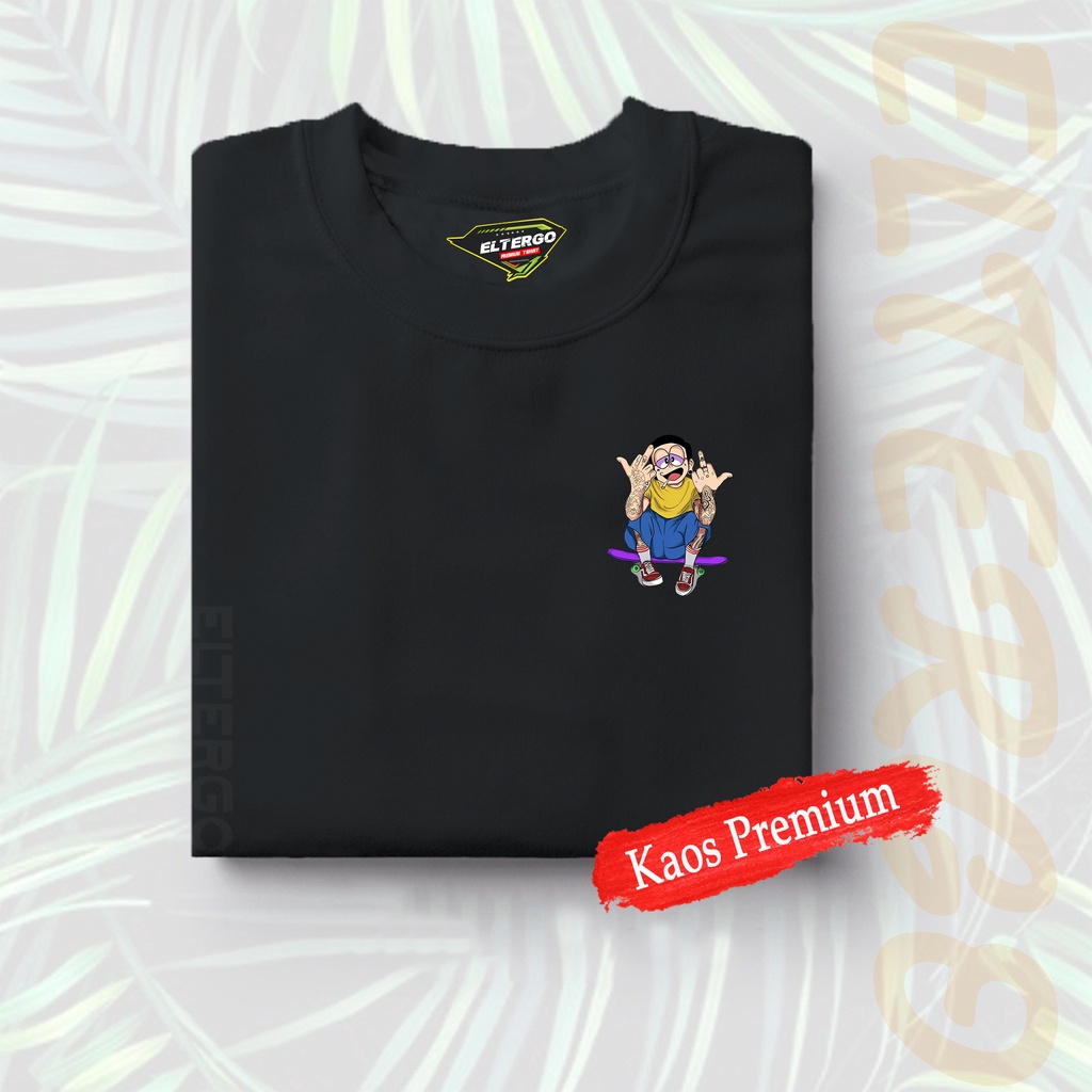 Eltergo Kaos Distro Nobita Pria Dan Wanita Jumbo Warna Premium Terbaru Murah Kekinian
