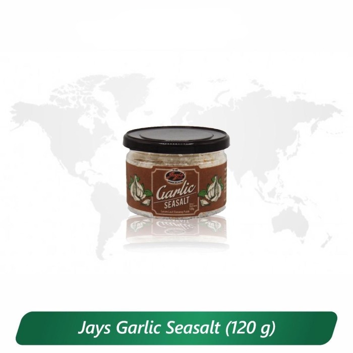

JAYS GARLIC SEASALT - GARLIC SEA SALT - GARAM LAUT DENGAN BAWANG PUTIH