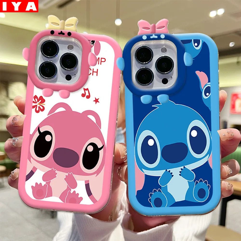 Cute Case VIVO Y16 Y02 Y02S Y22 Y55 V27E Y35 Y33S Y21T Y21S Y33S Y11 Y12 Y15 Y17 U10 Y12S Y12A Y15S Y15A Y20S Y20i Y91C Y30 Y51 V25E Kartun Jahitan Lucu Lembut Silicone Phone Cover