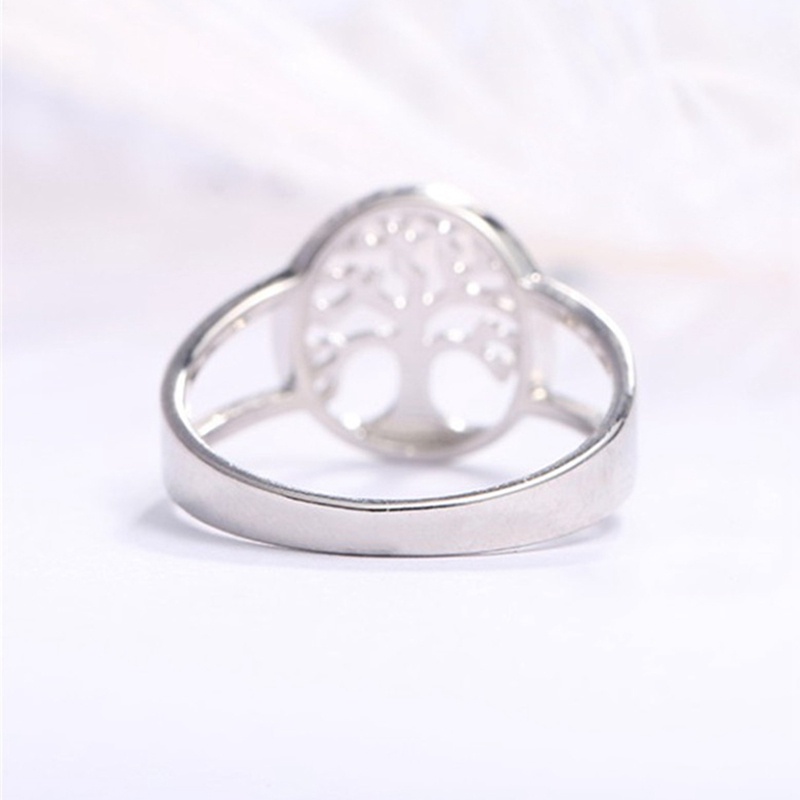 Tree Of Life Ring Viking Warna Silver Finger Rings Perhiasan Hadiah Anniversary