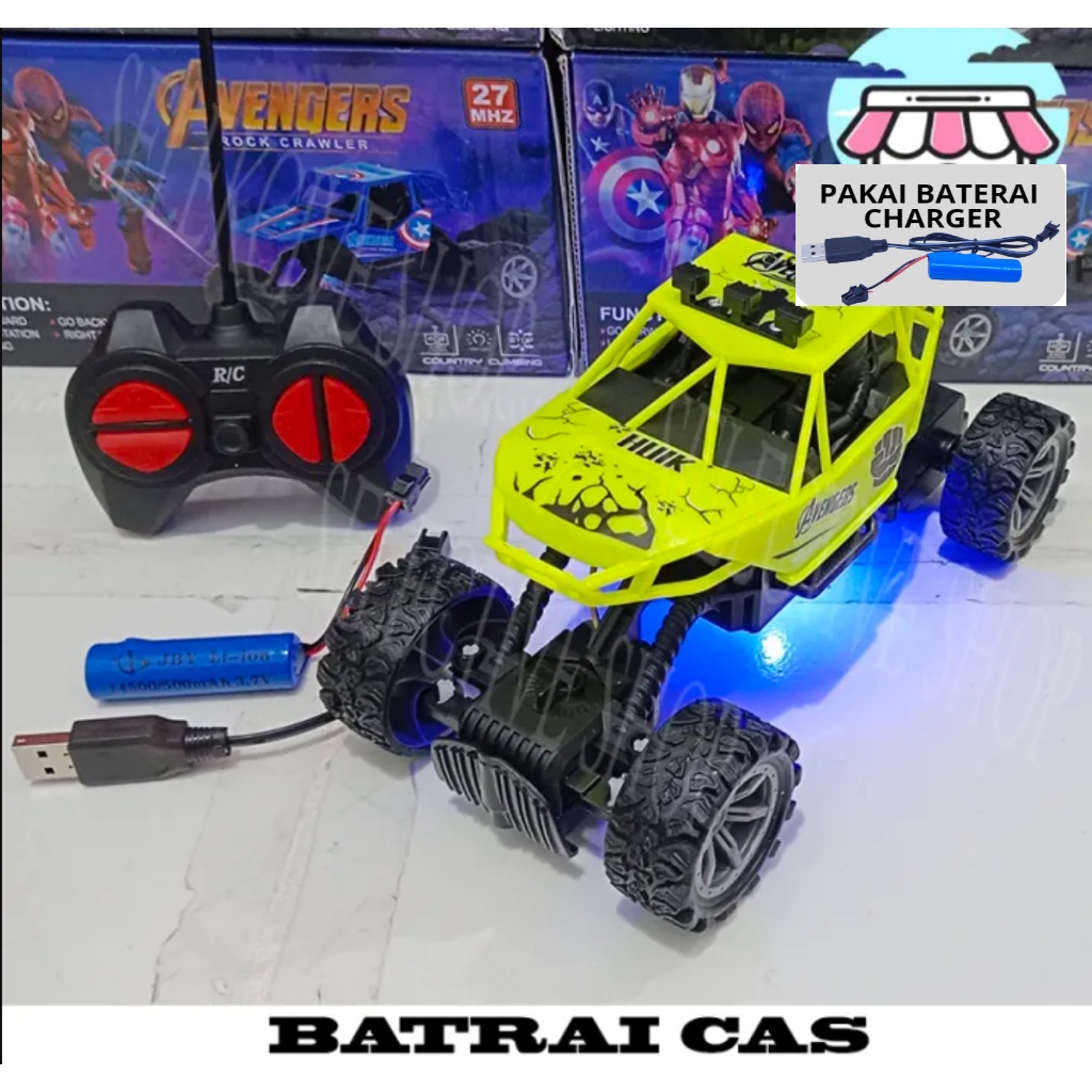 Mainan Anak Laki Laki  Mobil Remot Control Mobil Jip x cross country climbing Mainan Rc Off Road Jeep