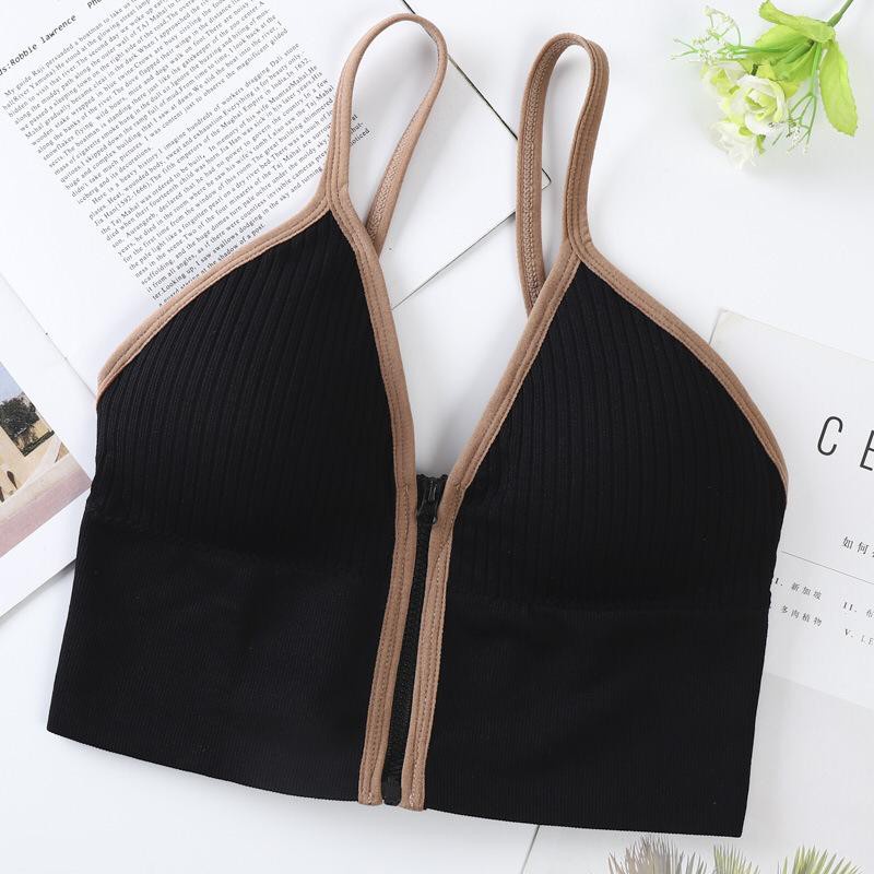 ENZ ® Bra Tank Top Sport  Bra  Push Up Model Resleting Pakain Dalam Wanita Kamisol  5004