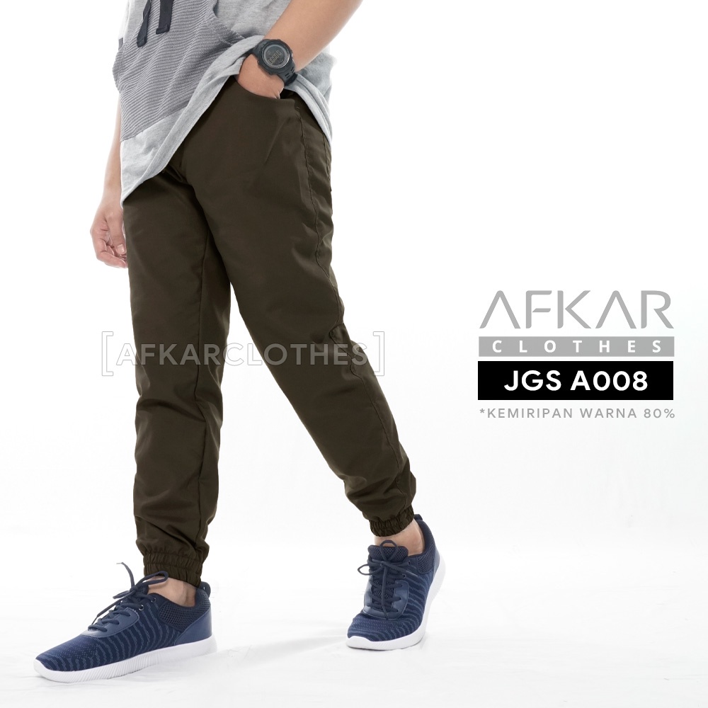 SALE Celana Joger Pria Jogger Pants JGS A008 AFKAR