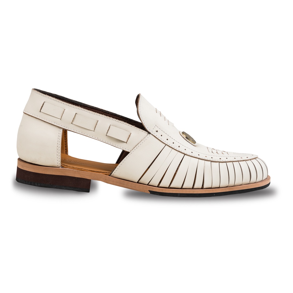 Leon Slip On Broken White Nappa Milano