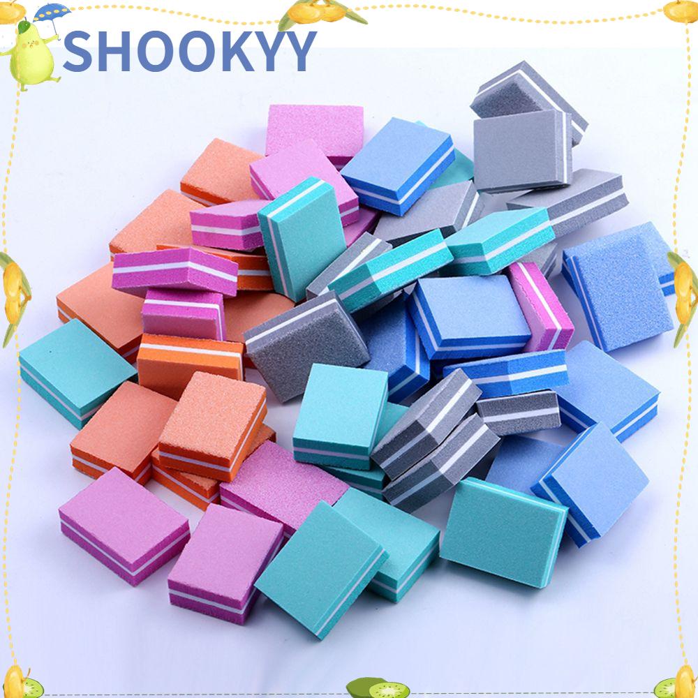 CHOOKYY Kikir Kuku Mini Mini Hot Buffer Strips Colorful Sponge Sanding Files Kutek