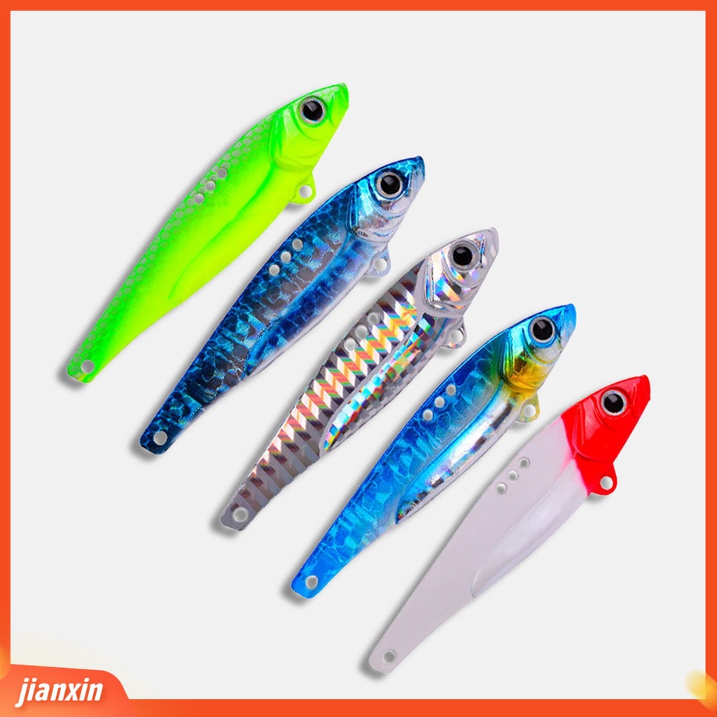 (In Stock) Umpan Pancing Laser VIB Metal Tembakan Panjang Bass Swimbait Untuk Memancing