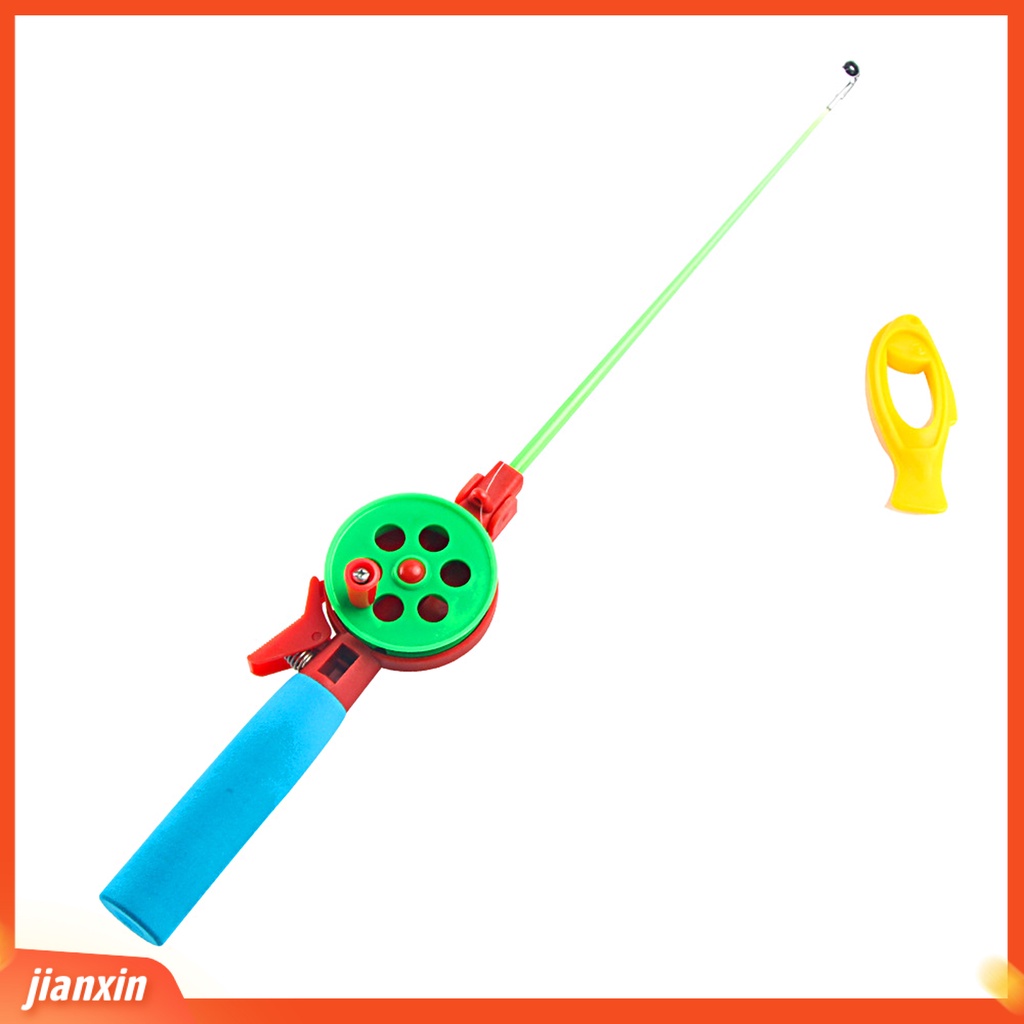 (In Stock) 40cm Anak Joran Pancing Bagian Pendek Yang Dapat Ditarik Pegangan Non-slip Ringan Dapat Disesuaikan Pancing Es Untuk Outdoor