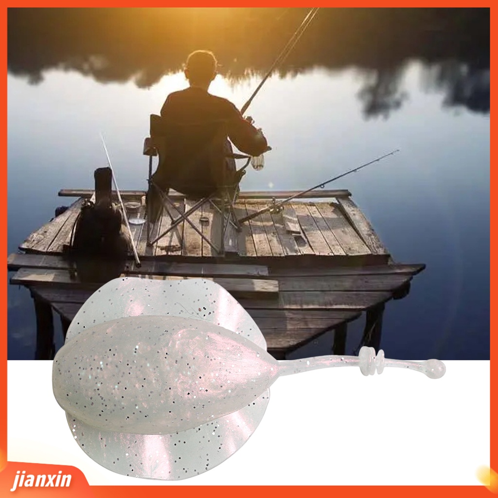 (In Stock) 9cm /13.8g Umpan Pancing T-tail Simulasi Warna Cerah Sequin Melar Universal Luminous Buatan Silikon Lembut Umpan Skate Ray Untuk Outdoor