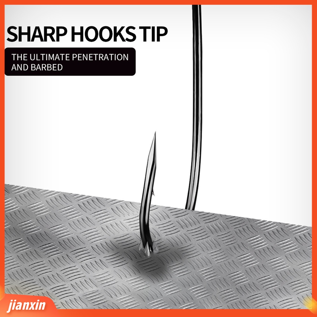 (In Stock) 5Pcs 3.5g /5g /7g /10g Umpan Pancing Tajam Mudah Digunakan Metal Offset Head Ball Jig Hook Untuk Air Asin