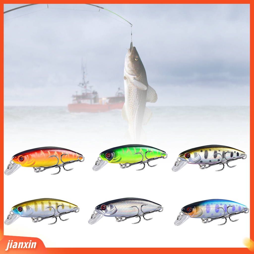 (In Stock) 53mm /4.5g Umpan Palsu Hidup Anti-Oksidasi Kait Kuat Berbentuk Ikan Memancing Umpan Buatan Untuk Air Laut