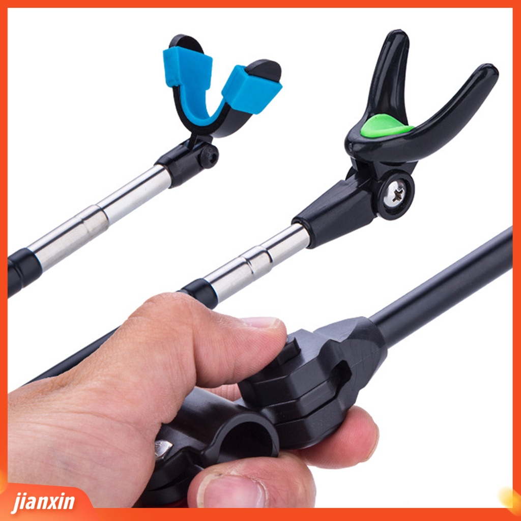 (In Stock) Holder Joran Teleskopik Tipe Tombol Portabel Braket Tiang Gantung Belakang Lipat Untuk Angling